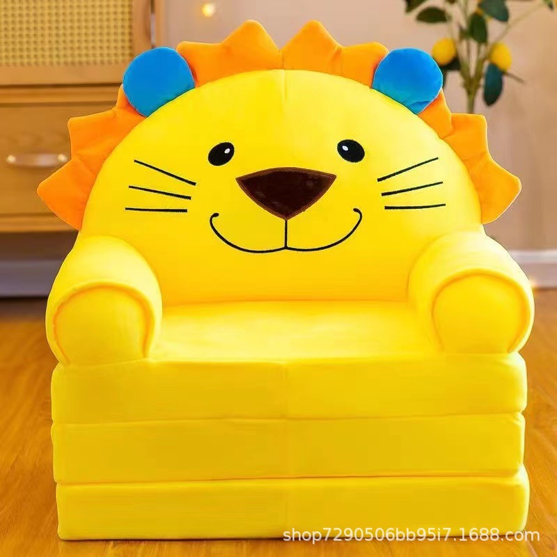 Sofá plegable para niños nuevo al por mayor creativo jardín de infantes bebé asiento plegable regalo de estudio siesta sofá cama