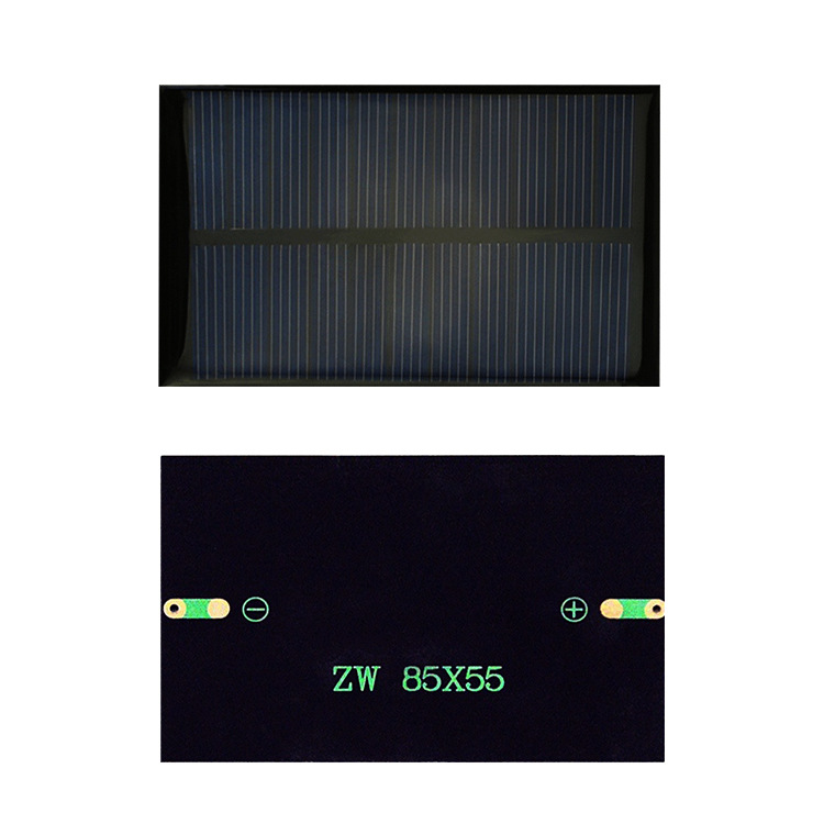 0.55W多晶滴胶5.5V光伏板85*55mm厂家直销太阳能电池板组件户外用