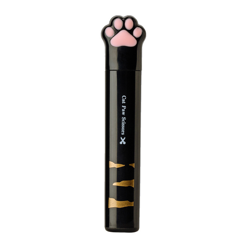 Cat Claw tijeras niños no lastiman las manos seguridad mini lindo cortador de papel hecho a mano portátil plegable papelería al por mayor