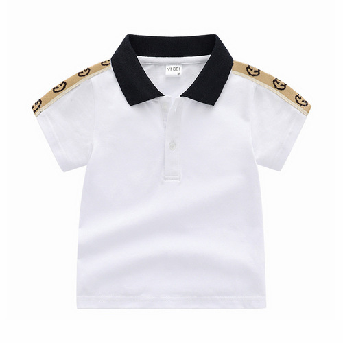 2024 Spring/Summer New Arrival: Boys' Short-Sleeve T-Shirts & Girls' Cotton Pique Polo Shirts—Cross-Border Exclusive Design