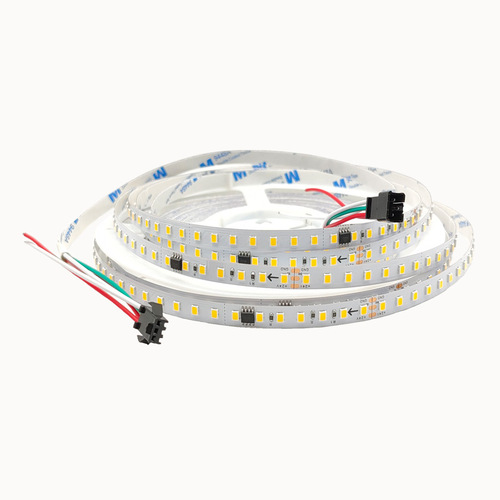 LED strip 24V single-color flowing 2835 high-brightness 126 LED electroplated plate with copper bracket red green blue pink ice blue gold