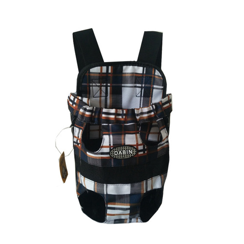 Canvas four-legged dog travel pet outdoor backpack wholesale portable cat pet chest bag