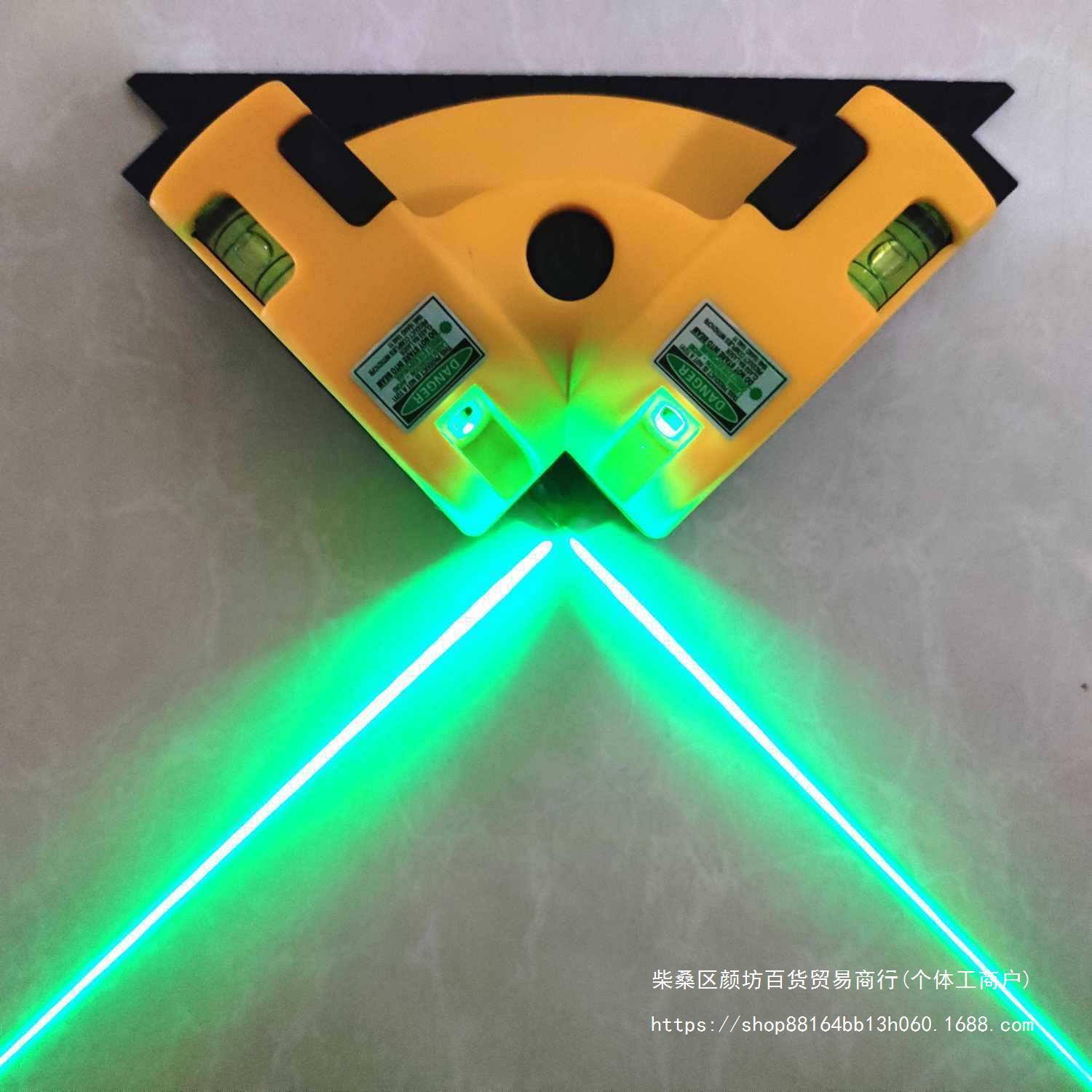 红光/绿光激光90度直角地线仪红外线水平仪水平尺裁布贴砖投线器