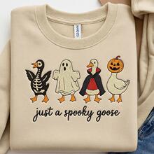 S 60298 Halloween Letter Sweatshirt ��ʥ����ĸ���¿羳��