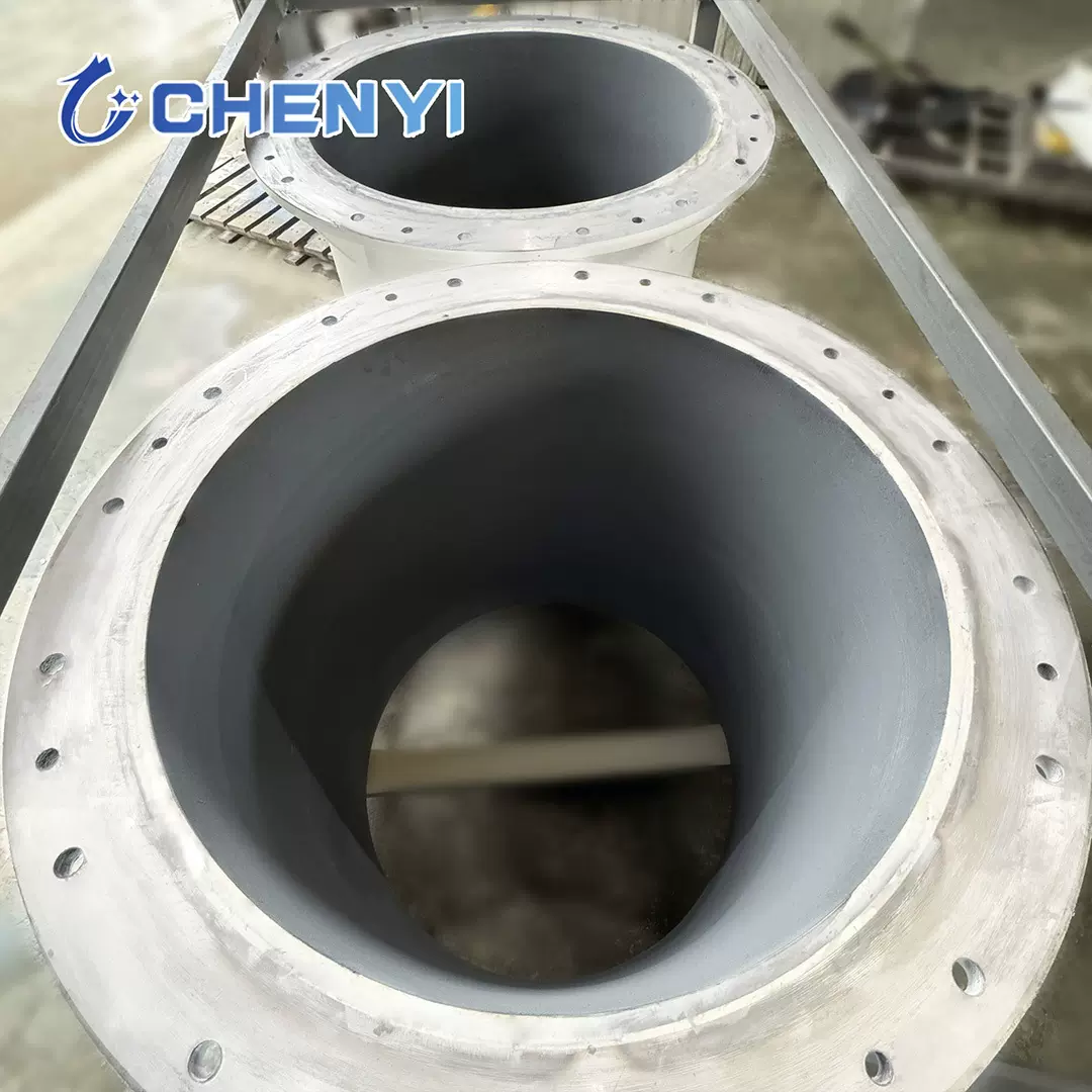 辰逸内衬碳化硅耐磨管道专业可靠来图定制量采 耐磨管