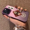 Colorful silver and purple-