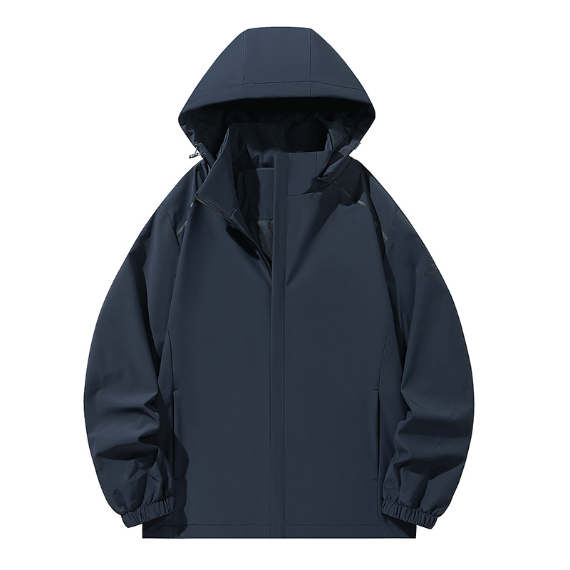 2026 Spring and Autumn Men's Stretch Jacket Windbreaker Outdoor Windproof Waterproof Stretch Windbreaker