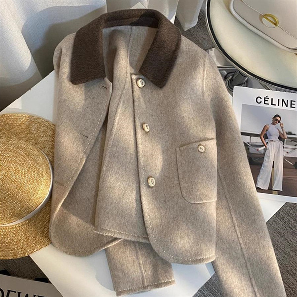 Elegant autumn fashionable retro jacket