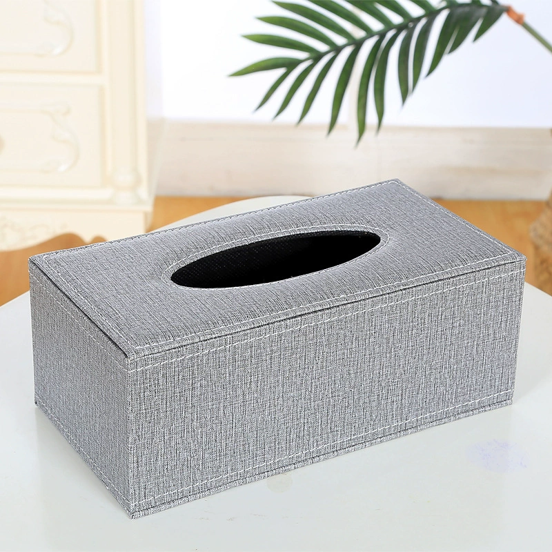 Кожаная домашняя коробка из бумаги для отеля, коробка Paper Box для KTV, автомобильная печатная коробка из бумаги, современная простая PU-бумага коробка