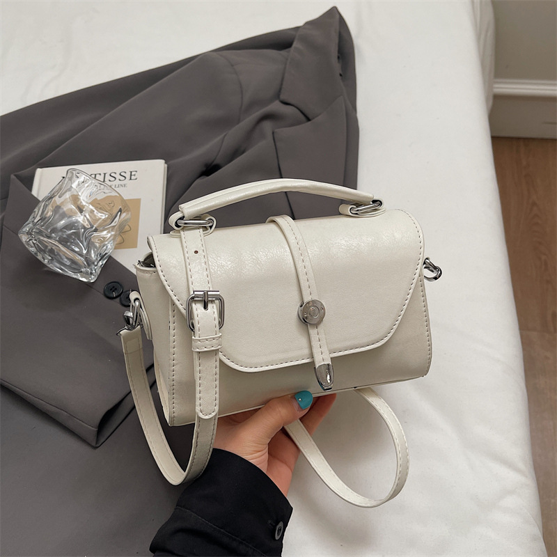 Borsa a tracolla quadrata retro borsa donna versatile elegante_voghion.com