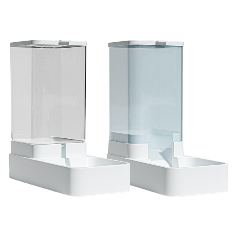 Alimentador automático para mascotas gato dispositivo para beber perro tazón mediano perro cuenca de alimentación de agua combinación grano Cubo de almacenamiento