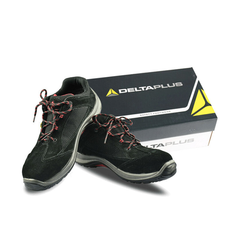 代尔塔 301212 防静电防砸防刺穿 加油站工作防滑耐油透气安全鞋