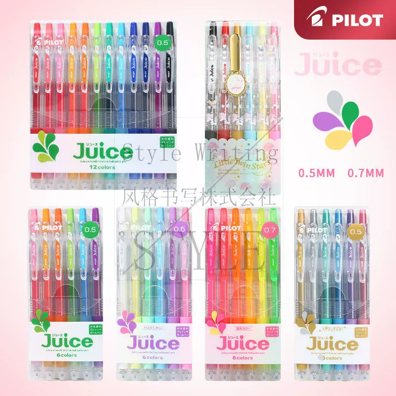 Японский пилот Baile Juice маркер 36 цветов 0.5 мм lju-10EF нажимаем нейтральный