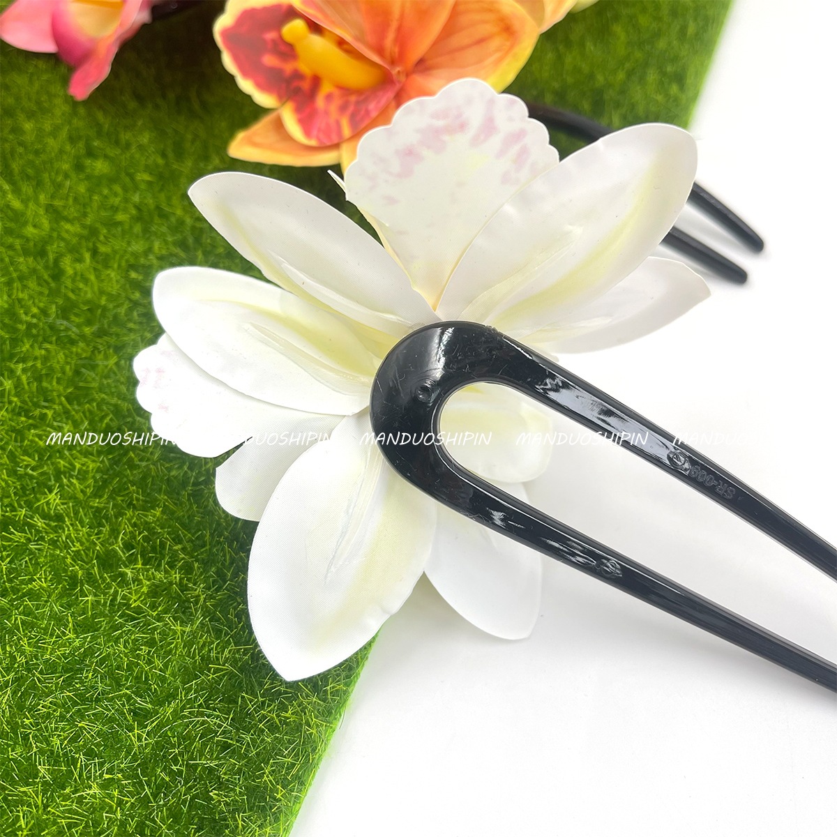 30g Weight Hair Sticks, Hair Tie, Insert comb Hair Accessories Type 1 Piece Quantity Holiday, Tea Party Occasion Cloth Material Flower Pattern All Seasons Season Women's Gender Pastoral Style Pastoral Women's Flower Cloth Hair Sticks Hair Tie Insert Comb 17