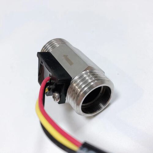 Saisener flow sensor Hall flow meter stainless steel 4-part pipe 1/2 circulating water system water flow valve