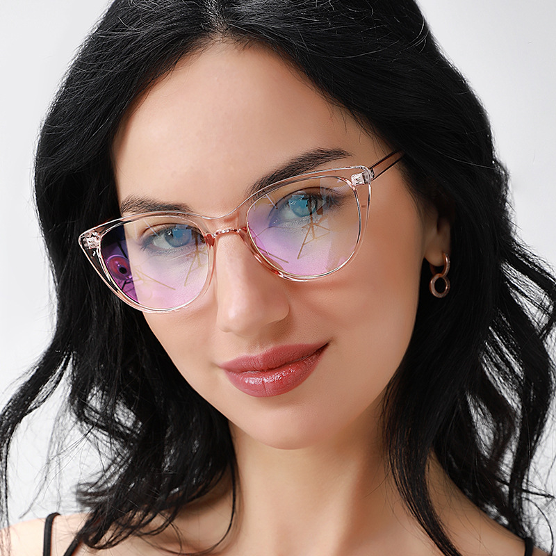 Trend fashionable transparent retro glasses