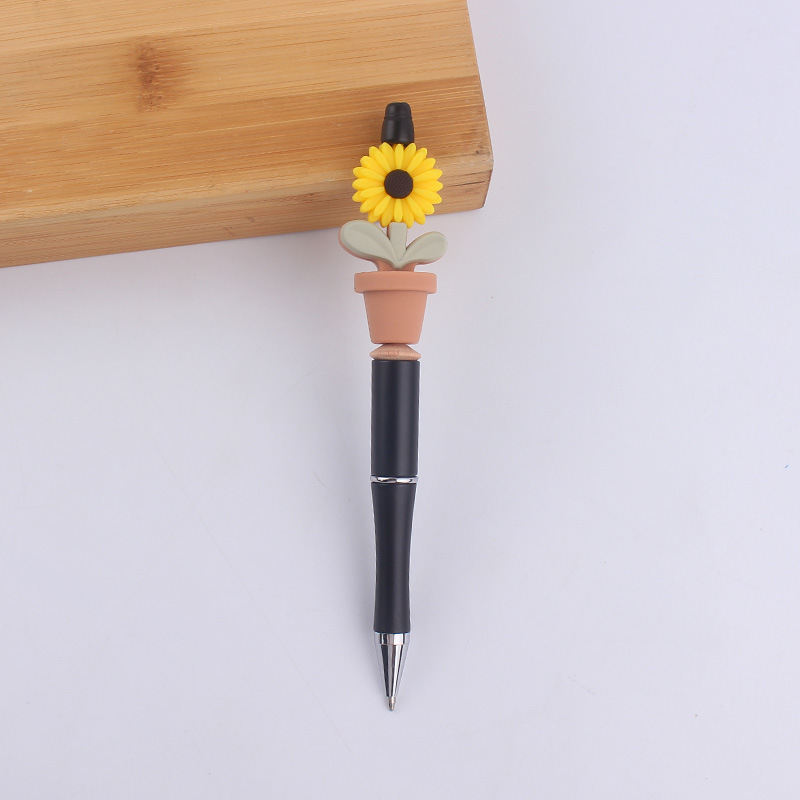 1 Piece Flower Class Learning Silica Gel Cute Ballpoint Pen display picture 6