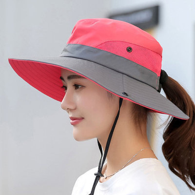 Cross-border fisherman hat women's summer outdoor sports sun hat new Korean version sun protection hat cycling foreign trade hat wholesale