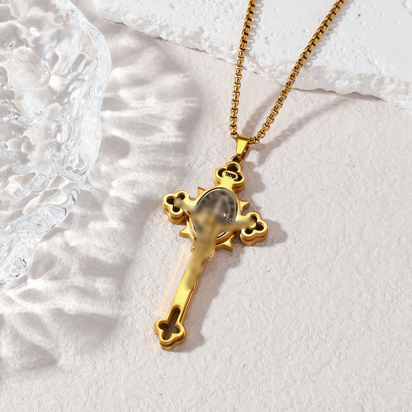 fashionable necklace stainless steel hip-hop style
