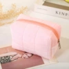 Fuchsia cosmetic bag