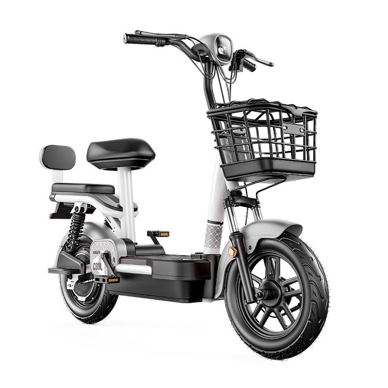 Nuevo estándar nacional coche eléctrico masculino y femenino estudiante pequeño adulto scooter batería coche bicicleta eléctrica motocicleta