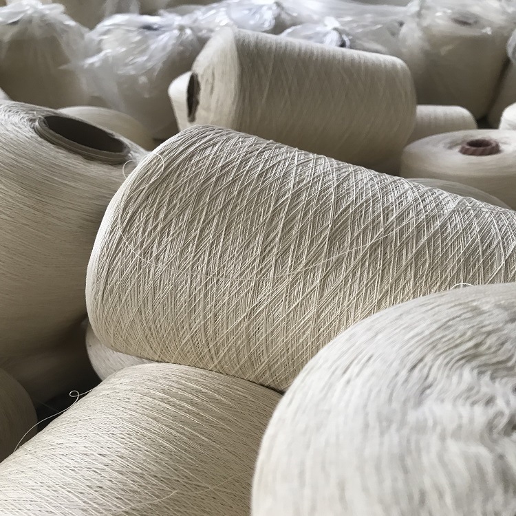 绢丝亚麻混纺纱 真丝亚麻纱55/45 60Nm/2 120NM/2 厂家现货