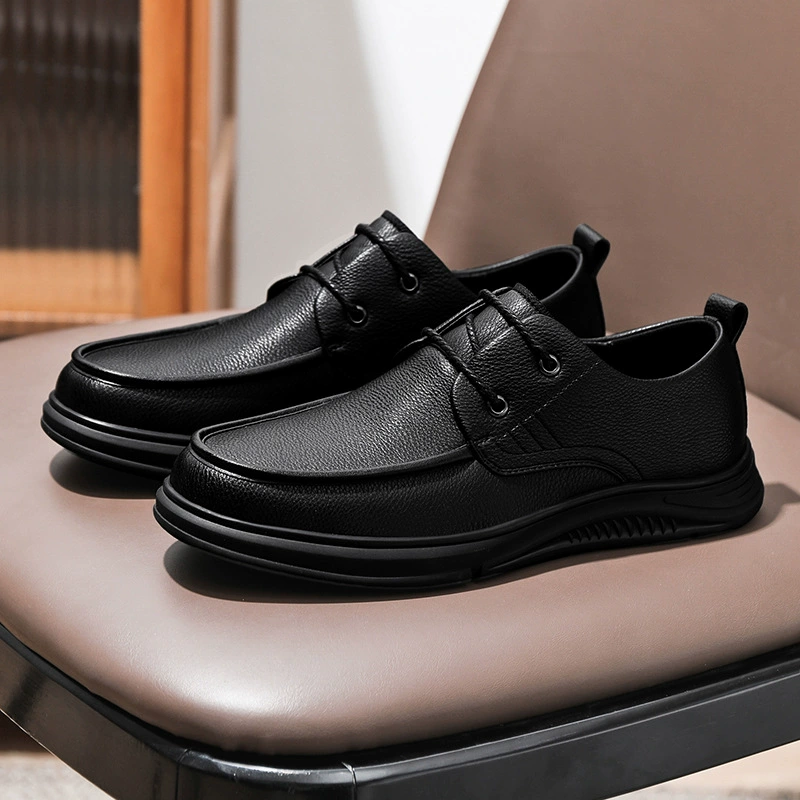 Мужская кожаная обувь мужская новая осенняя тенденция