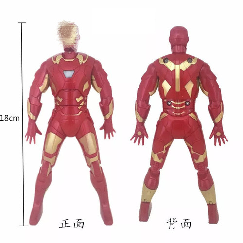 Children's Fun Hand Pressed Rotating Handmade Anime Character Model Figurine Toy Tackling Man Toy Wholesale 