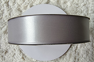 Cinta gris plata pastel cinta flor caja de regalo embalaje cinta hecha a mano arco cinta de poliéster en stock al por mayor