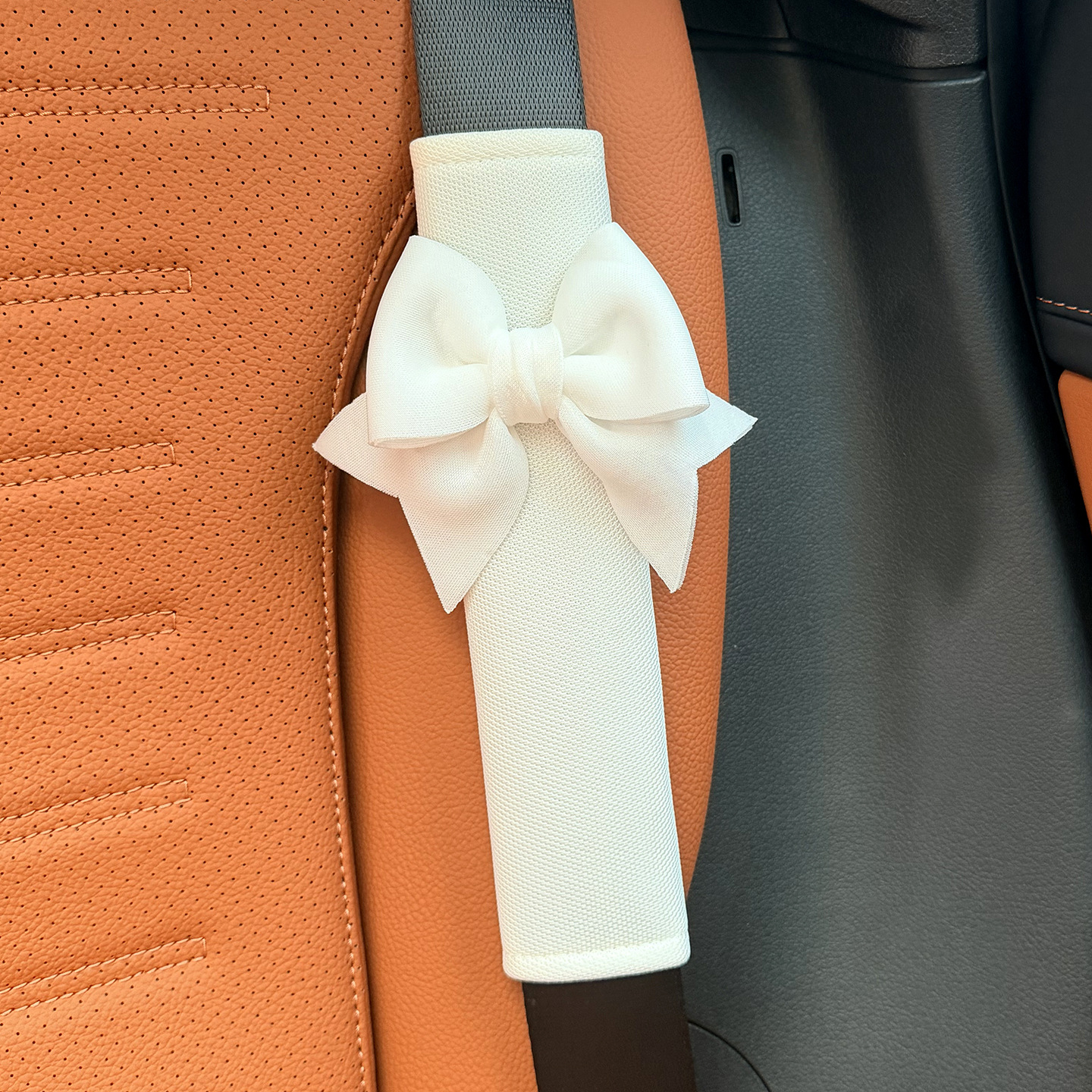Funda Protectora de Hombro para Cinturón de Seguridad de Poliéster Suave Anti-presión para Autos