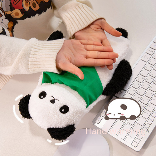 Student Office Water Heated Hand Warmer 1000ml Cute Plush Cartoon Rabbit Hot Water Bag for Girls in Winter