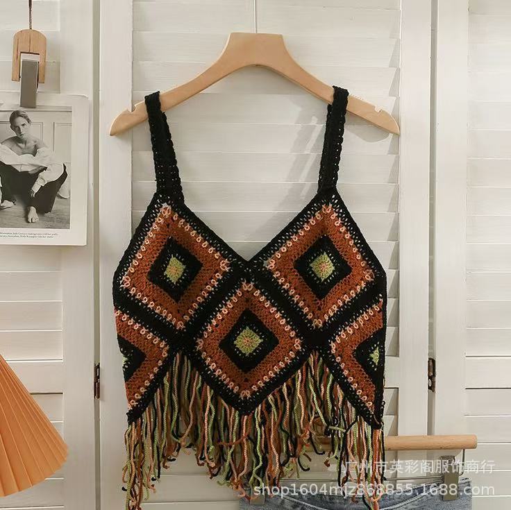 Winter design short tank top