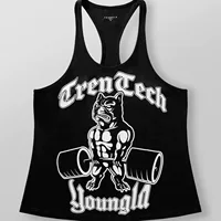 YOUNGLA новый жилет для фитнеса, мужской спортивный жилет без рукавов из хлопка, свободный жилет для бега в американском стиле