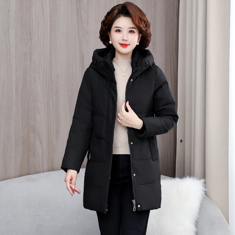 Damas de mediana edad, ropa de plumón, ropa de algodón de invierno caliente, ropa de algodón de madres elegante. image 7