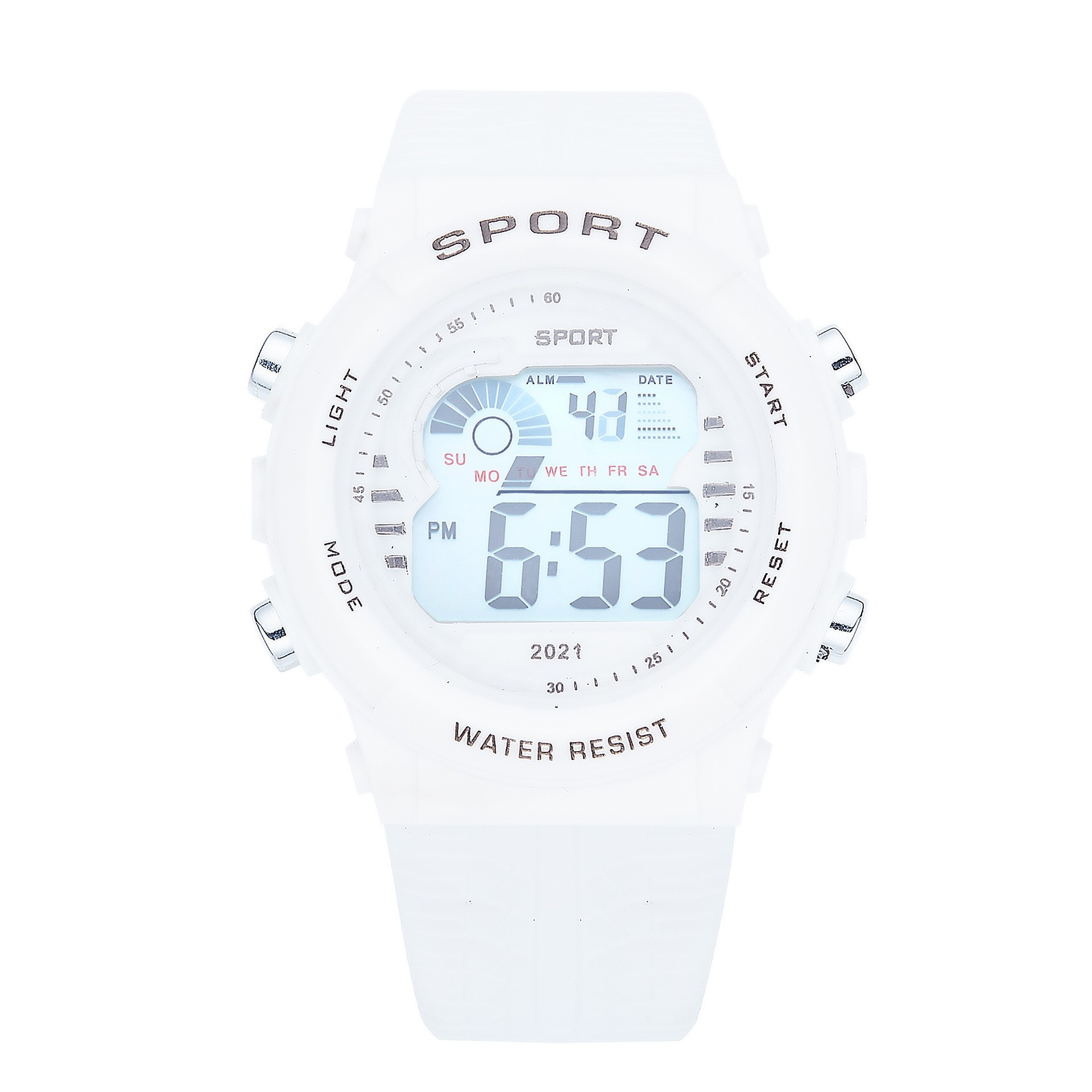 Tendencia de estudiantes de secundaria secundaria alarma reloj electrónico deportivo multifuncional para hombres y mujeres cronógrafo nocturna reloj electrónico en stock
