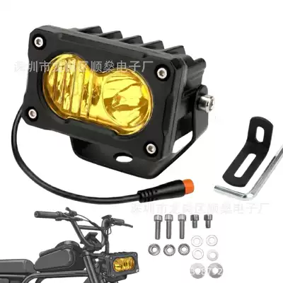 Yeni 3 düymlük spot işıq, dağ velosipedi, elektrikli nəqliyyat vasitəsi, Ridstarq20 off-road avtomobil işıqları üçün uyğun, super parlaq və güclü işıq.