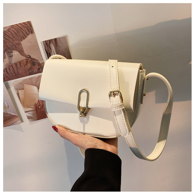 Fashion Solid Color Saddle Bag Wholesale display picture 37