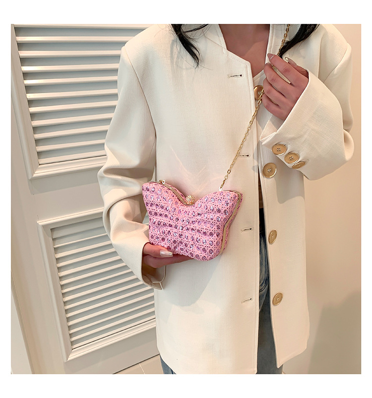 Women's Small Special Material Solid Color Butterfly Elegant Vintage Style Lock Clasp Evening Bag display picture 18