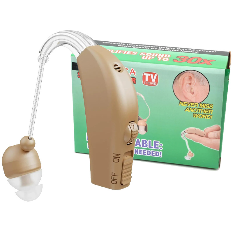 Comercio exterior mayorista audífonos recargables para personas mayores colector de altavoces de tipo oreja sordos amplificadores auditivos