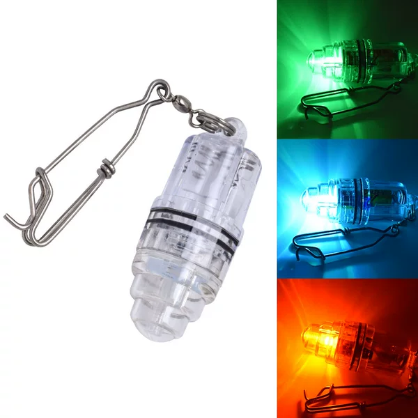 LED fishing lure light underwater fishing light night fishing artifact shiny always bright high pressure-resistant deep water waterproof fishing supplies