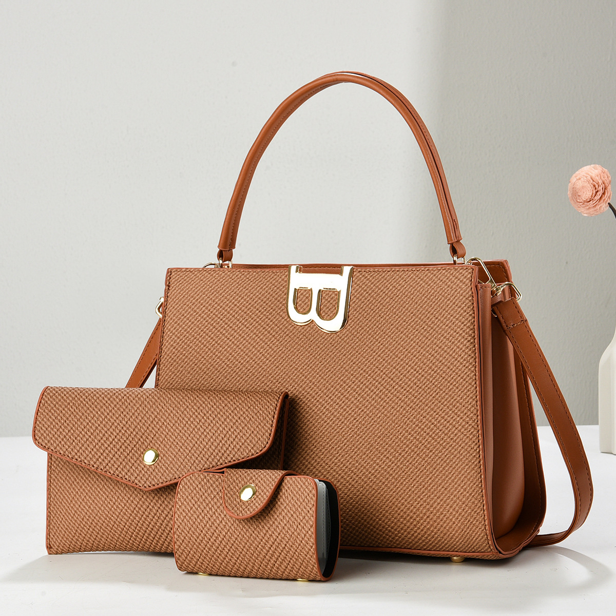 2025 nuevo bolso de hombro para mujer, bolso de estilo de viaje de trabajo, bolso de temperamento de moda casual de mujer de gran capacidad