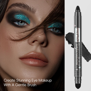 Cross-border MAFFICK pearlescent multi-function eye shadow stick black thin flashing waterproof non-blooming lying silkworm eyeliner
