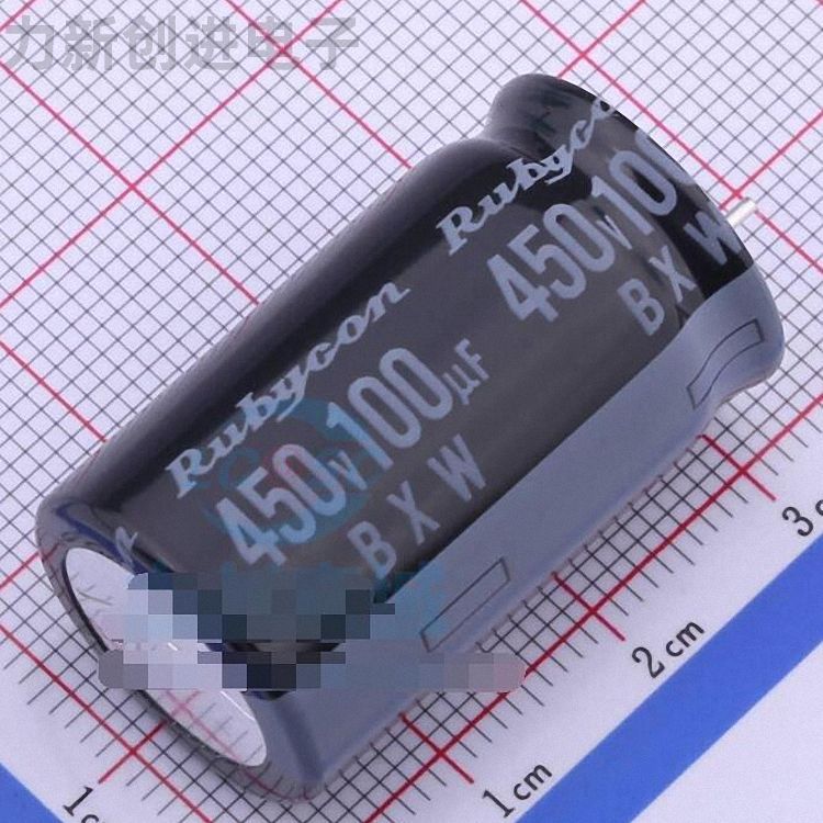 450BXW100MEFR18X30描述100uF 450V电解电容器