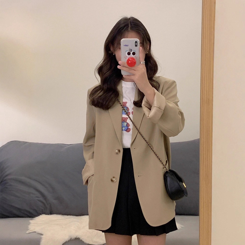 西装外套女2025新款秋款今年流行气质休闲小个子高级感炸街小西服|undefined
