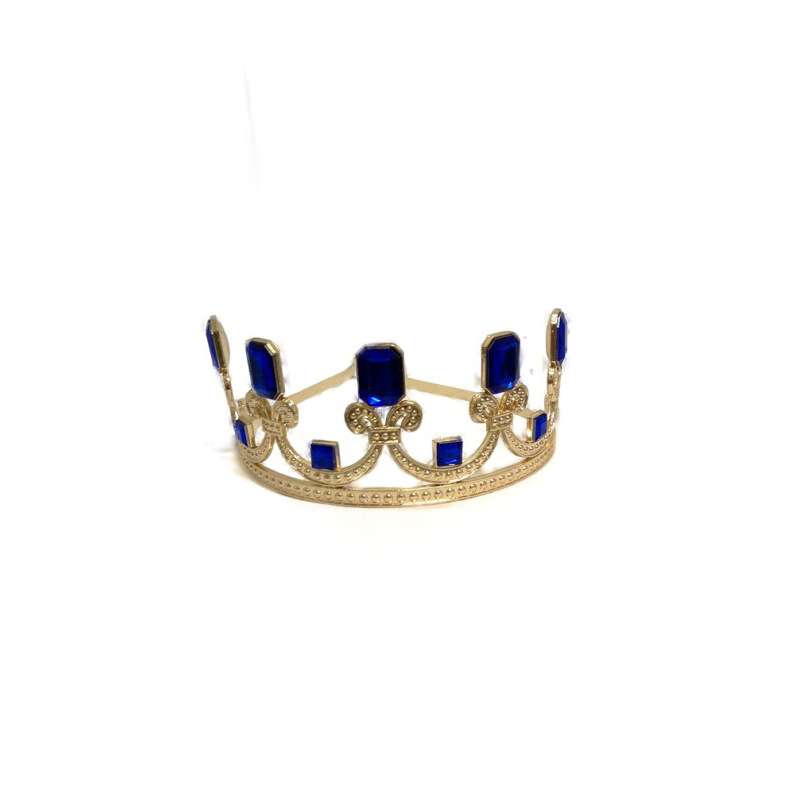 Movie Descendants 3 Anime Wig cosplay Princess Crown Jewelry cosplay cos Sapphire