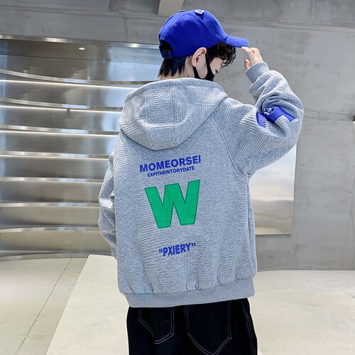 Spring 2024 children's clothing, Korean version, new children's clothing, boys' jackets, street handsome, middle-aged and older children's spring clothing, trendy jackets