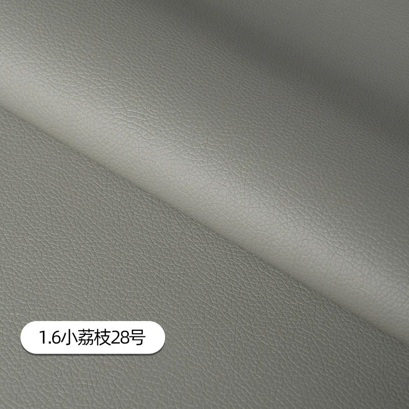 Litchi pattern leather surface 1.6 width small pebble pattern artificial leather self-adhesive sofa repair subsidy refurbished leather material