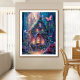 Dream House Cross Stitch 2025 New Embroidery Living Room Dining Room Butterfly Flirting Scenery Flowers Handmade Self-Thread Embroidery