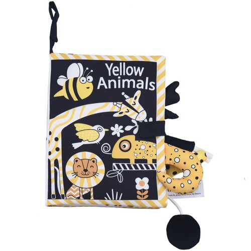  New Gbee Tail Cloth Book Toy Book Tear-Resistant 0-1 Year Old Baby Cloth Book Early Education Enlightenment Cognitive Book 