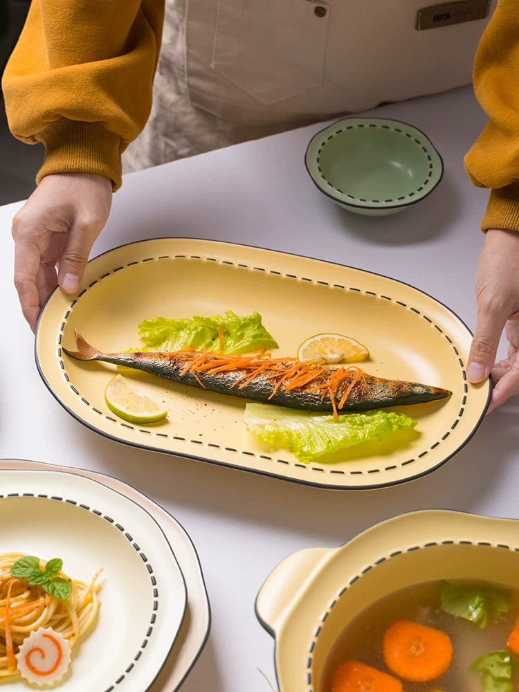 Japanese ceramic tableware for home use, high quality set, internet celebrity